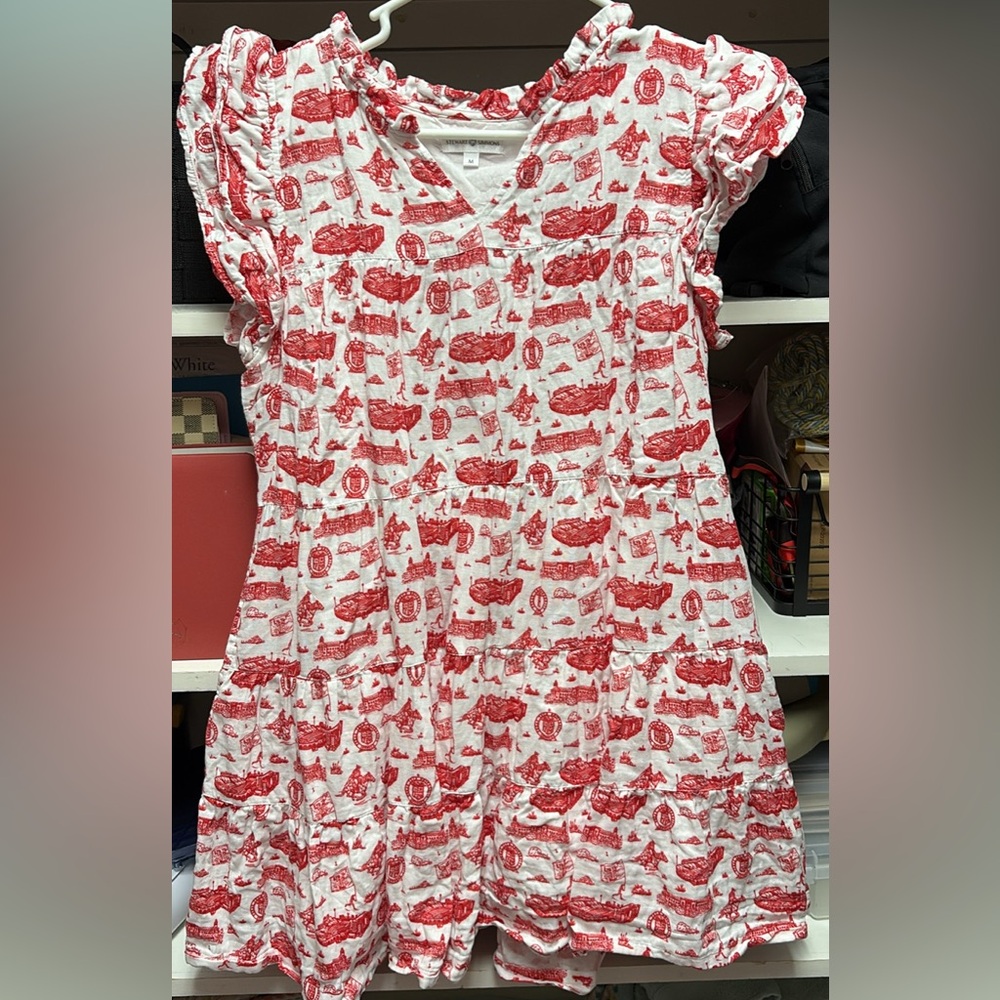 Red and White Texas Tech Dress